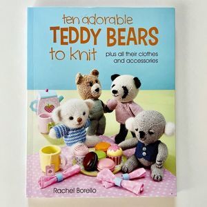 BOOK, Knitting, 10 Adorable Teddy Bears to Knit, Patterns, Directions & …